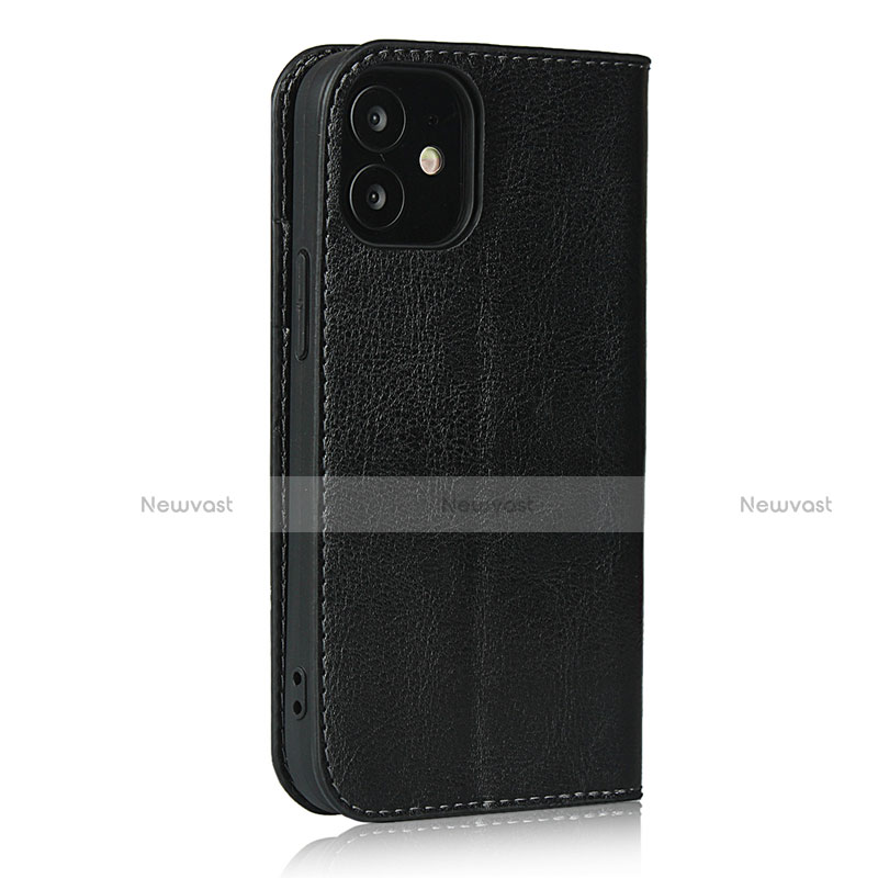 Leather Case Stands Flip Cover L08 Holder for Apple iPhone 12 Mini