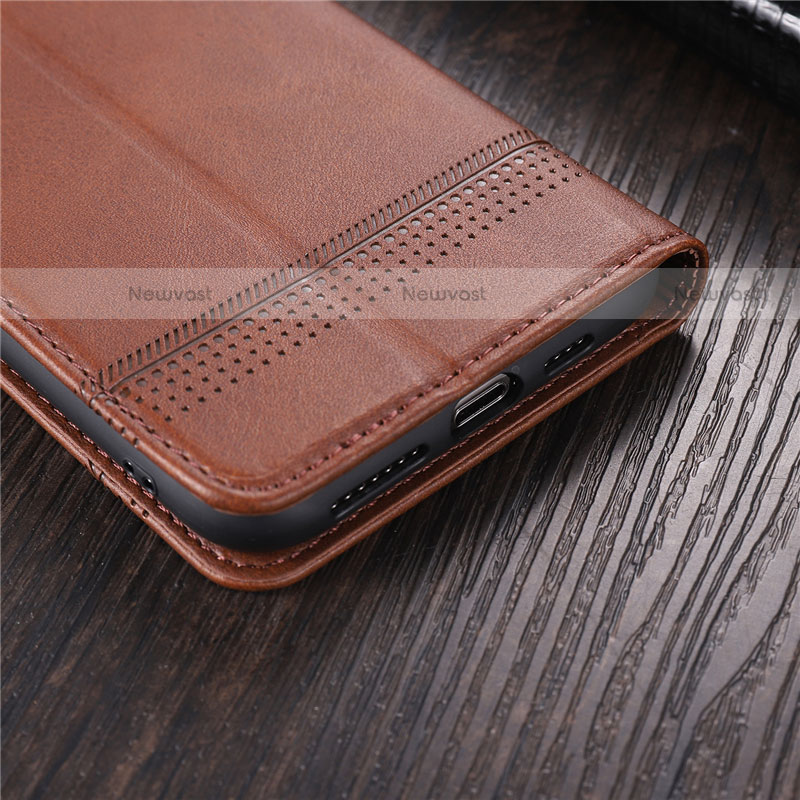 Leather Case Stands Flip Cover L08 Holder for Apple iPhone 12 Pro