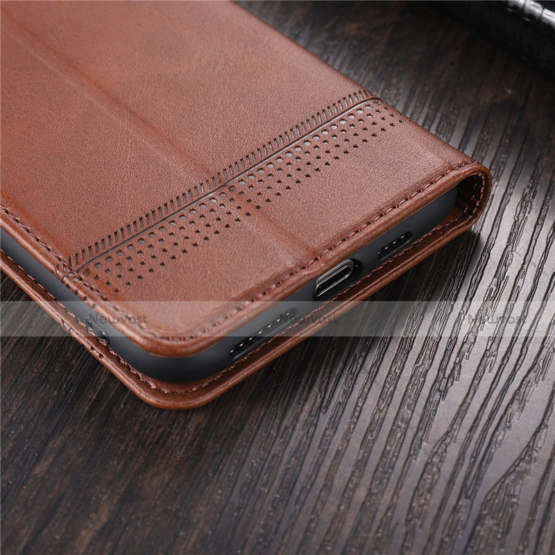 Leather Case Stands Flip Cover L08 Holder for Apple iPhone 12 Pro Max