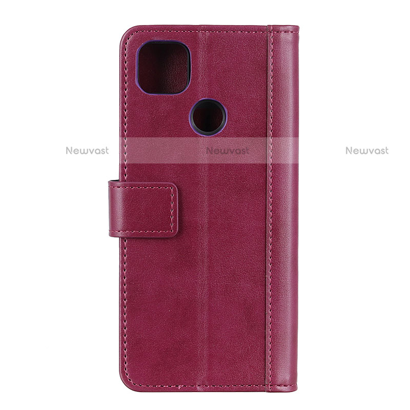 Leather Case Stands Flip Cover L08 Holder for Google Pixel 4a