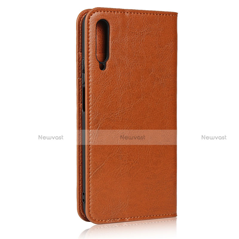 Leather Case Stands Flip Cover L08 Holder for Huawei Honor 9X Pro Orange