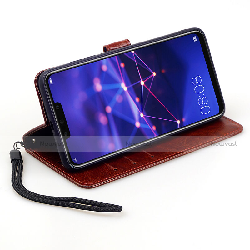 Leather Case Stands Flip Cover L08 Holder for Huawei Mate 20 Lite