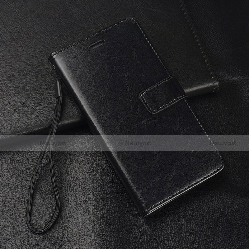 Leather Case Stands Flip Cover L08 Holder for Huawei Mate 20 Lite Black