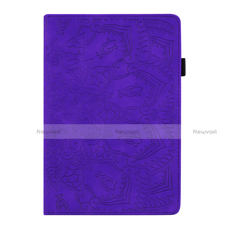 Leather Case Stands Flip Cover L08 Holder for Huawei MediaPad M6 8.4 Purple