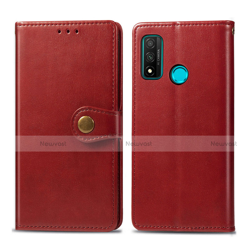 Leather Case Stands Flip Cover L08 Holder for Huawei P Smart (2020)
