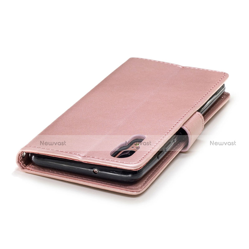 Leather Case Stands Flip Cover L08 Holder for Huawei P20