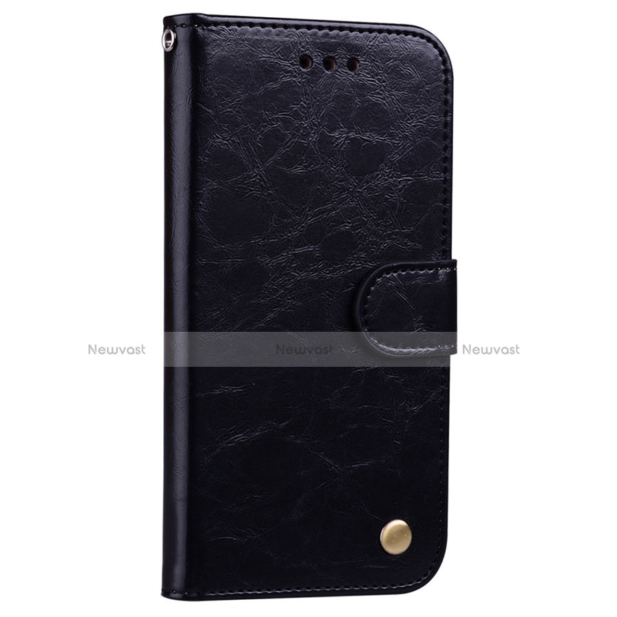 Leather Case Stands Flip Cover L08 Holder for Huawei P20 Pro Black