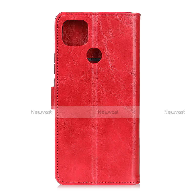 Leather Case Stands Flip Cover L08 Holder for Motorola Moto G9 Power