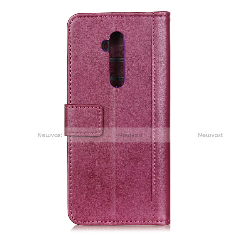 Leather Case Stands Flip Cover L08 Holder for OnePlus 7T Pro