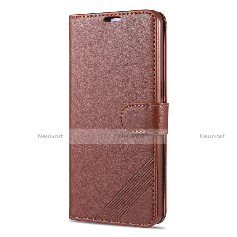 Leather Case Stands Flip Cover L08 Holder for Oppo F17 Pro