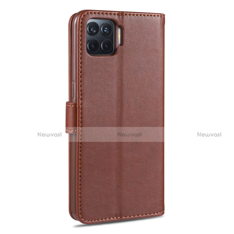 Leather Case Stands Flip Cover L08 Holder for Oppo Reno4 F