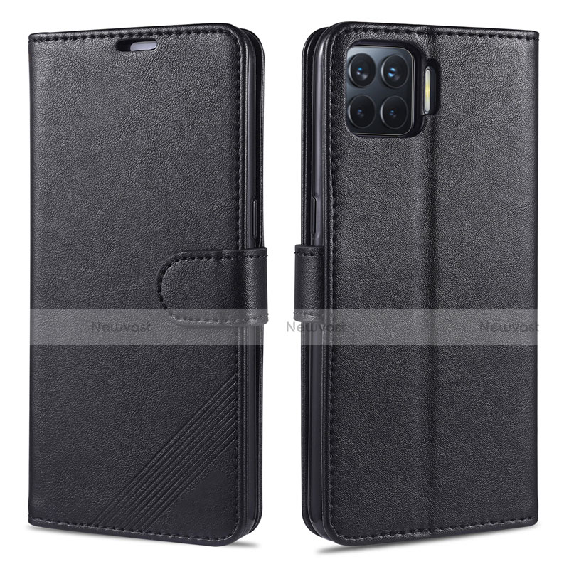 Leather Case Stands Flip Cover L08 Holder for Oppo Reno4 Lite