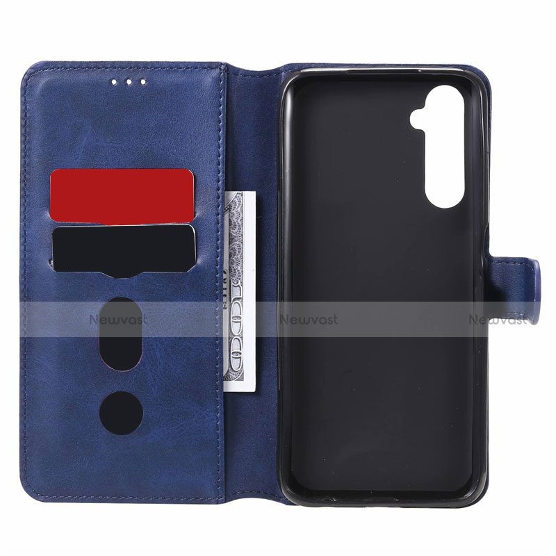 Leather Case Stands Flip Cover L08 Holder for Realme 6 Pro