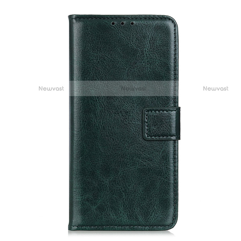 Leather Case Stands Flip Cover L08 Holder for Realme V5 5G Midnight Green