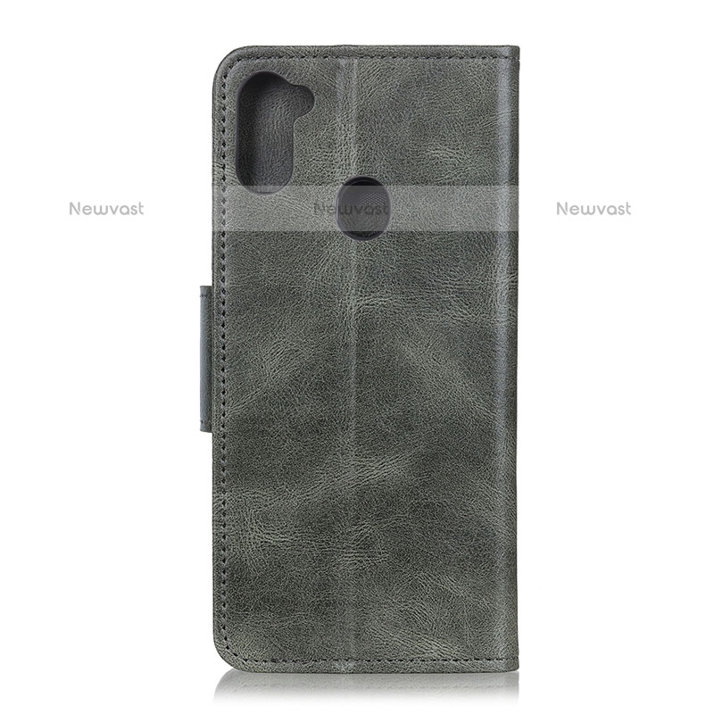 Leather Case Stands Flip Cover L08 Holder for Samsung Galaxy M11