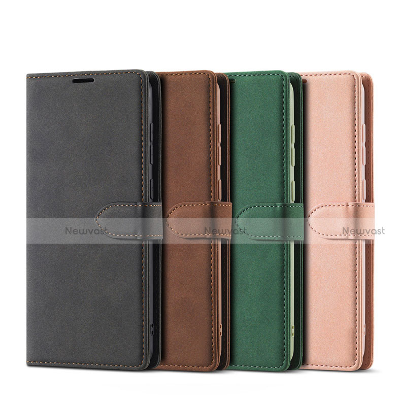 Leather Case Stands Flip Cover L08 Holder for Samsung Galaxy S21 Ultra 5G