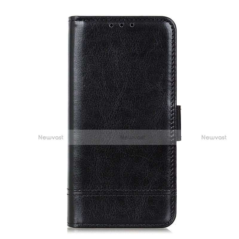 Leather Case Stands Flip Cover L08 Holder for Xiaomi Mi 10 Lite Black