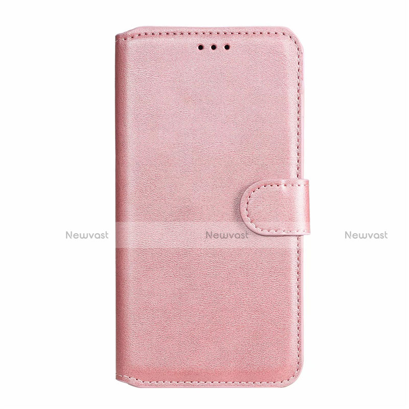 Leather Case Stands Flip Cover L08 Holder for Xiaomi Poco M2 Pro Rose Gold