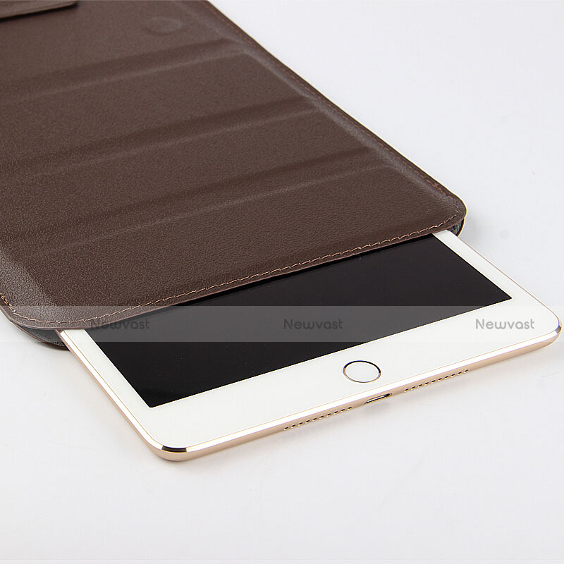 Leather Case Stands Flip Cover L09 for Huawei MediaPad M5 8.4 SHT-AL09 SHT-W09 Brown