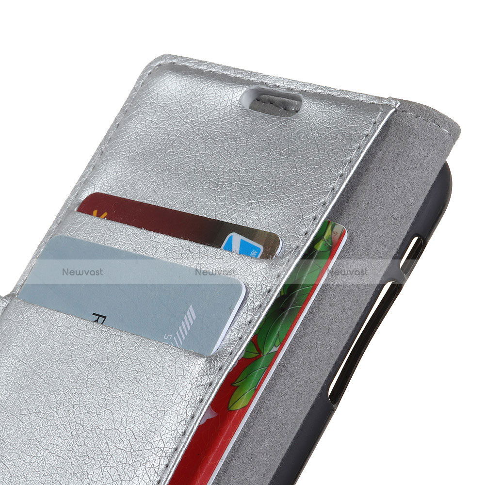 Leather Case Stands Flip Cover L09 Holder for Alcatel 1X (2019)