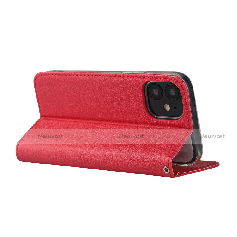 Leather Case Stands Flip Cover L09 Holder for Apple iPhone 12 Mini