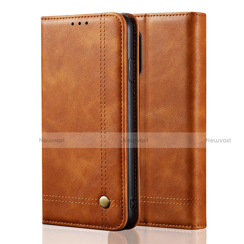 Leather Case Stands Flip Cover L09 Holder for Huawei Honor 30 Orange