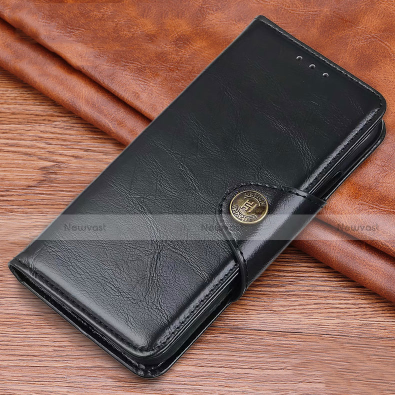 Leather Case Stands Flip Cover L09 Holder for Huawei Honor 9C Black