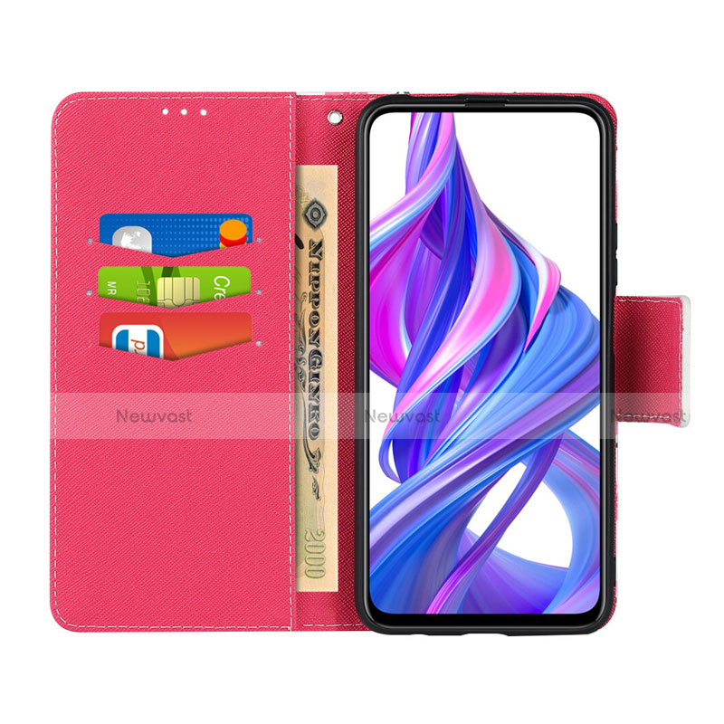 Leather Case Stands Flip Cover L09 Holder for Huawei Honor 9X