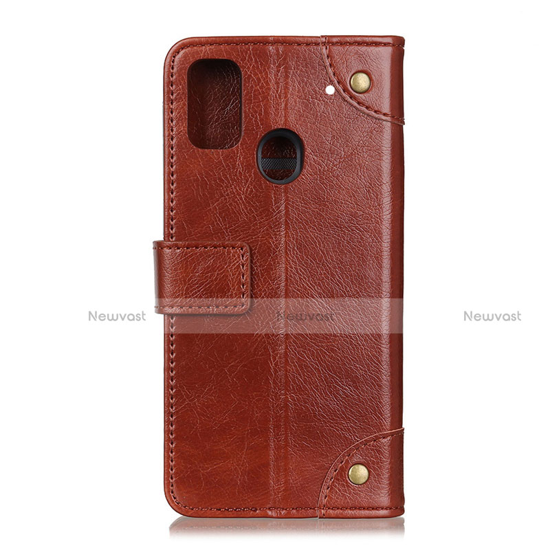 Leather Case Stands Flip Cover L09 Holder for Huawei Y8s