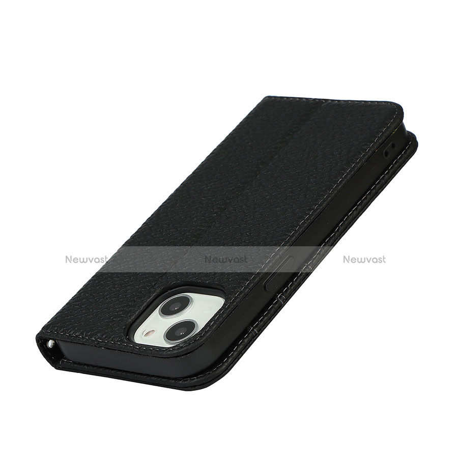 Leather Case Stands Flip Cover L10 Holder for Apple iPhone 13 Mini