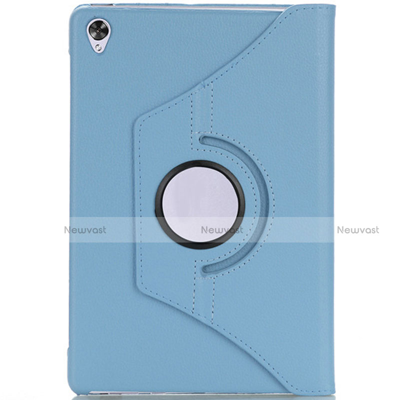 Leather Case Stands Flip Cover L10 Holder for Huawei MediaPad M6 10.8 Sky Blue