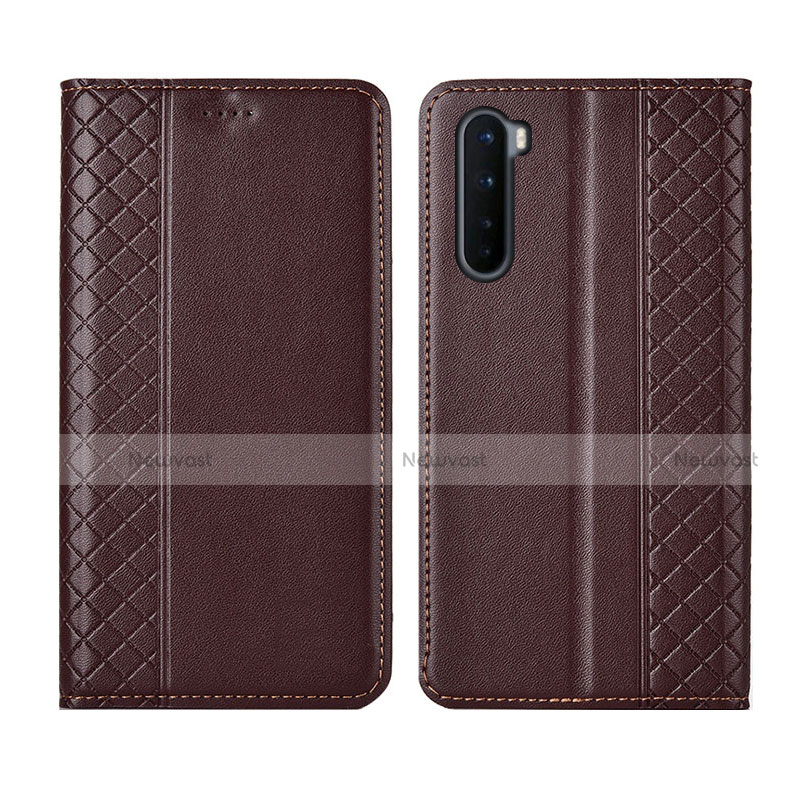 Leather Case Stands Flip Cover L10 Holder for OnePlus Nord