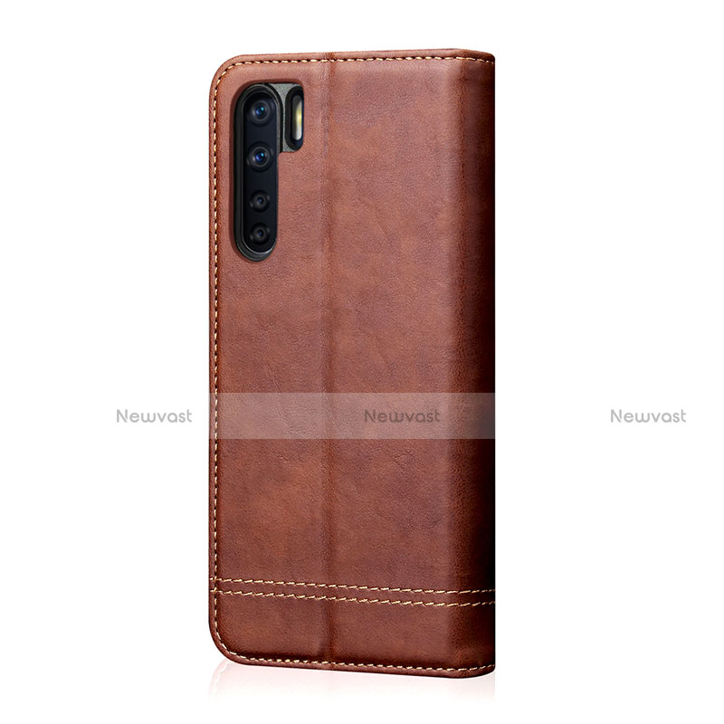 Leather Case Stands Flip Cover L10 Holder for Oppo A91