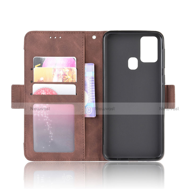 Leather Case Stands Flip Cover L10 Holder for Samsung Galaxy M31 Prime Edition