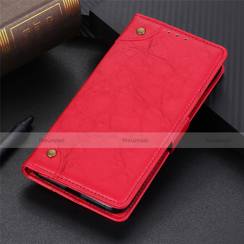 Leather Case Stands Flip Cover L10 Holder for Samsung Galaxy S20 FE 2022 5G Red