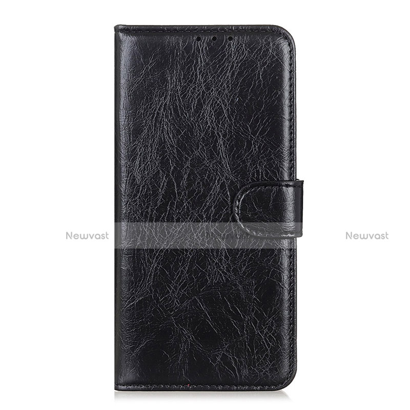 Leather Case Stands Flip Cover L10 Holder for Xiaomi Mi 10 Lite Black