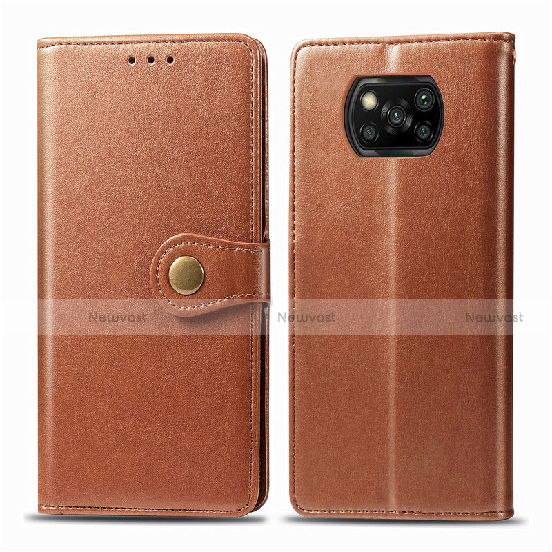 Leather Case Stands Flip Cover L10 Holder for Xiaomi Poco X3 Pro