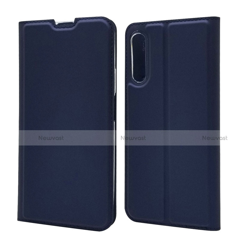 Leather Case Stands Flip Cover L11 Holder for Huawei Honor 9X Pro Blue