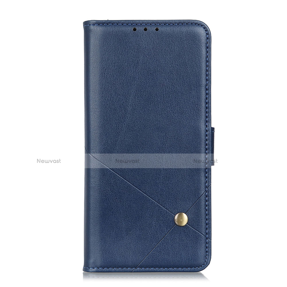 Leather Case Stands Flip Cover L11 Holder for Huawei Nova 8 SE 5G Blue