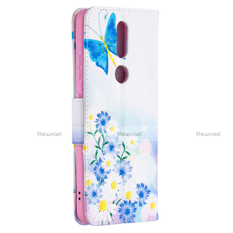 Leather Case Stands Flip Cover L11 Holder for Nokia 2.4