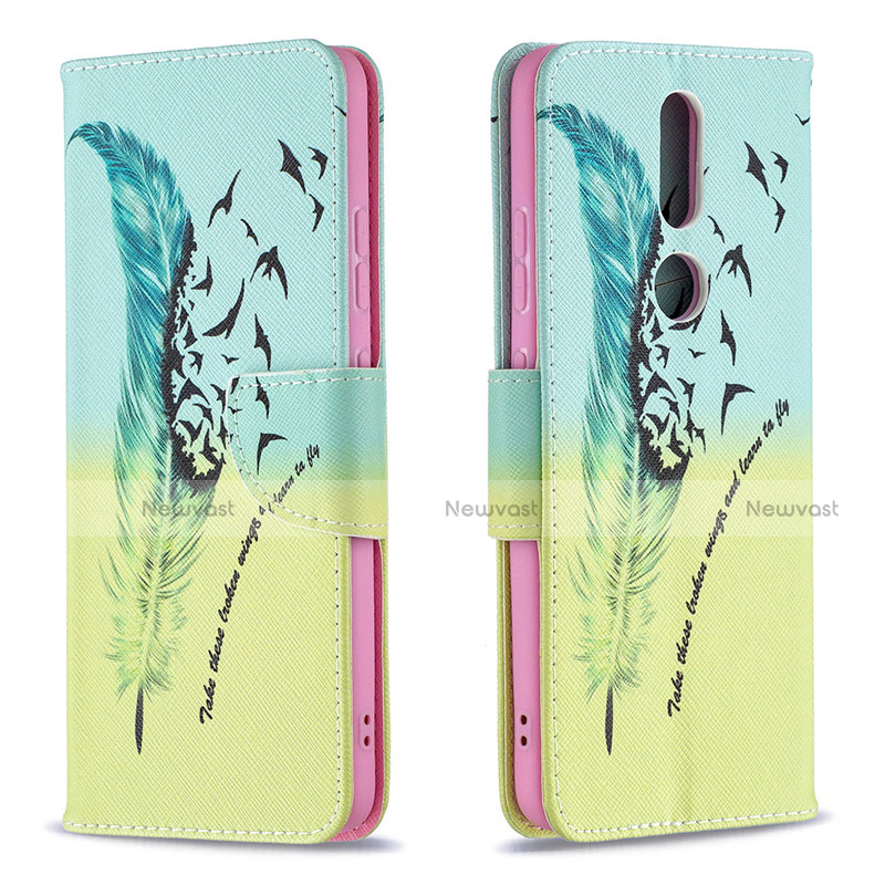 Leather Case Stands Flip Cover L11 Holder for Nokia 2.4