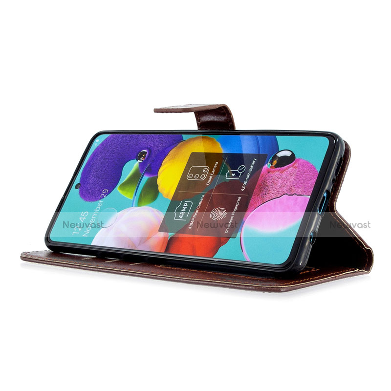Leather Case Stands Flip Cover L11 Holder for Samsung Galaxy A51 5G