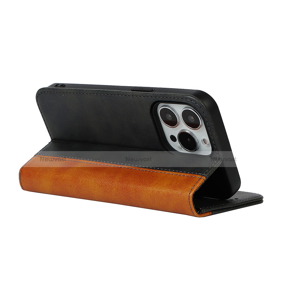 Leather Case Stands Flip Cover L12 Holder for Apple iPhone 13 Pro