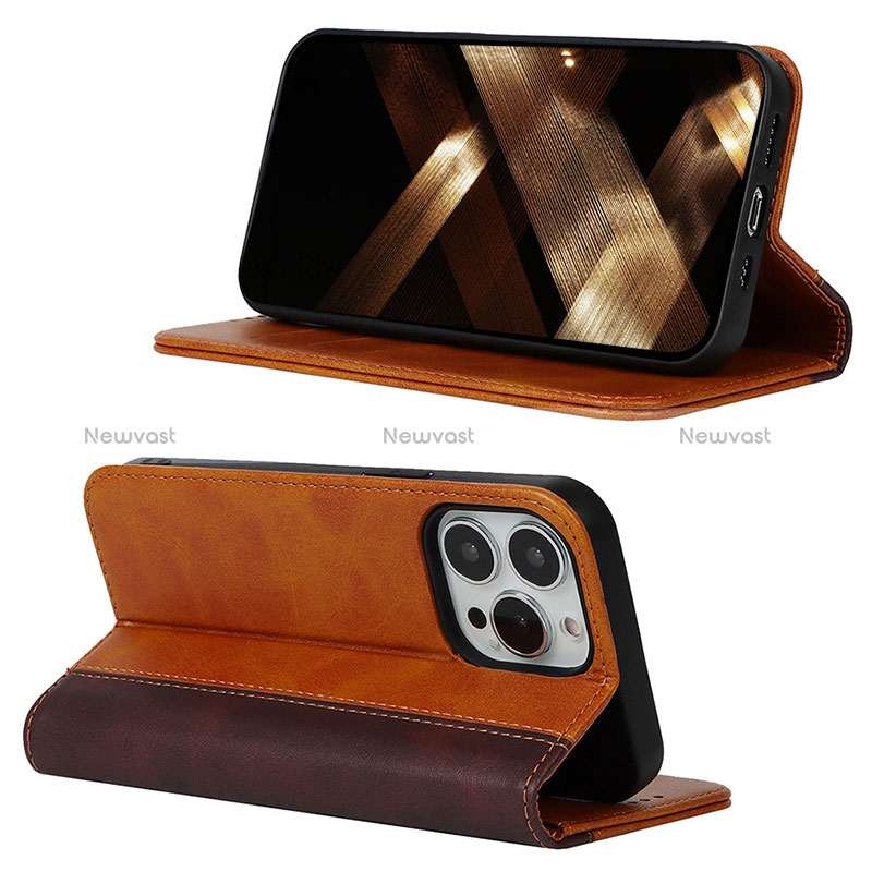 Leather Case Stands Flip Cover L12 Holder for Apple iPhone 14 Pro Max