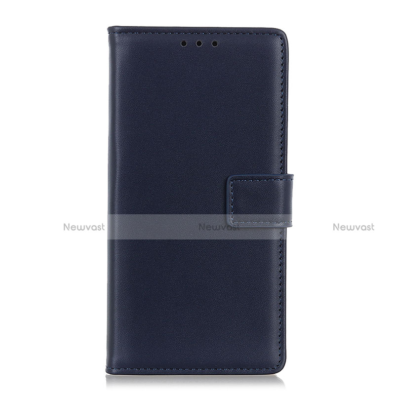 Leather Case Stands Flip Cover L12 Holder for Huawei Mate 40 Lite 5G Navy Blue