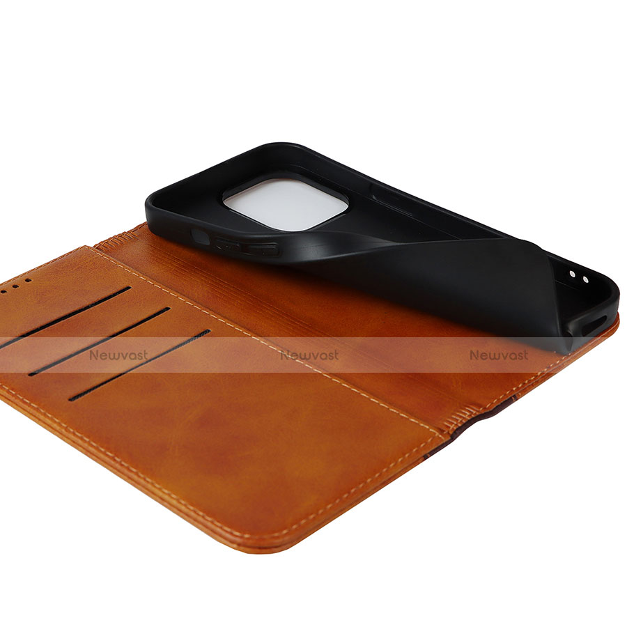 Leather Case Stands Flip Cover L13 Holder for Apple iPhone 13 Pro