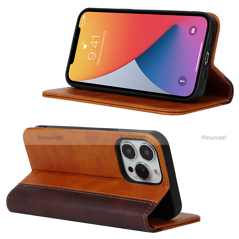 Leather Case Stands Flip Cover L13 Holder for Apple iPhone 13 Pro