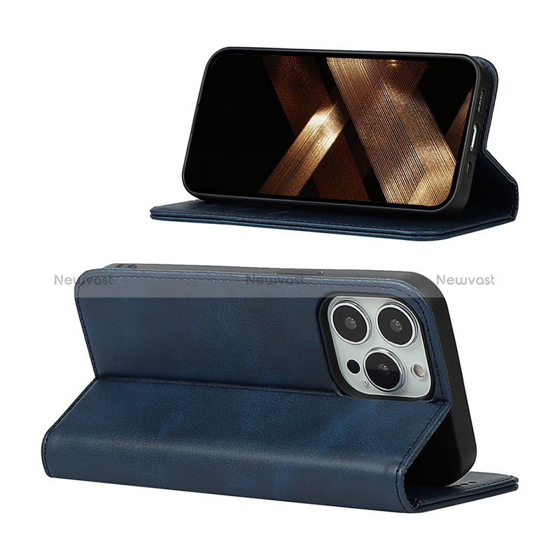 Leather Case Stands Flip Cover L14 Holder for Apple iPhone 14 Pro Max