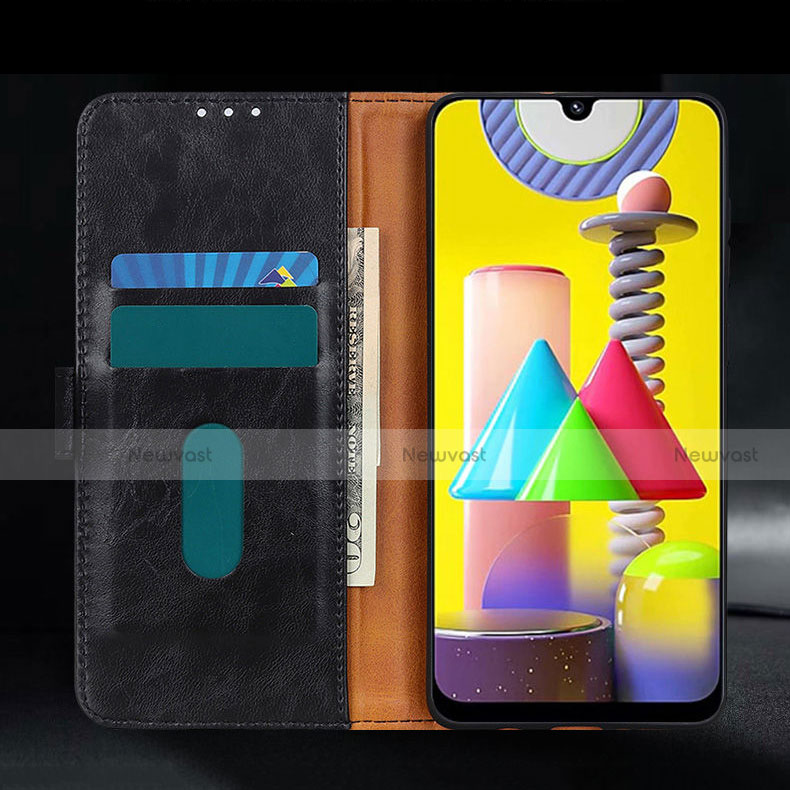 Leather Case Stands Flip Cover L14 Holder for Samsung Galaxy M21s