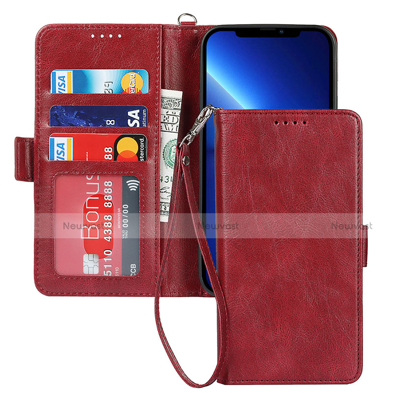 Leather Case Stands Flip Cover L15 Holder for Apple iPhone 13 Pro Max